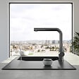 VILLEROY ET BOCH - Robinet cuisine  Steel Shower anthracite + nettoyant - vignette