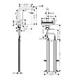 HANSGROHE - Robinet de cuisine avec douchette Aquno Select M81 250 sBox 2 jets noir mat - vignette