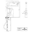 VILLEROY ET BOCH - Robinet cuisine  Subway Style Shower acier massif - vignette