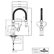 VILLEROY ET BOCH - Robinet cuisine  Steel expert compact anthracite - vignette