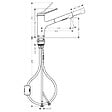 HANSGROHE - Robinet de cuisine avec douchette Zesis M33 150 2 jets aspect acier inox + nettoyant Briochin - vignette