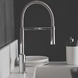 IDEAL STANDARD - Robinet de cuisine semi-pro Ceralook chrome + Microfibre - vignette