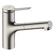 HANSGROHE - Robinet de cuisine avec douchette Zesis M33 150 2 jets aspect acier inox - vignette