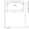 BURGBAD - Miroir LED 120 cm Olena tactile et antibuée - vignette
