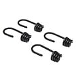 WERKAPRO - Crochets acier plastifié  lot de 4pcs   pour tendeur 8 à 9 mm - vignette