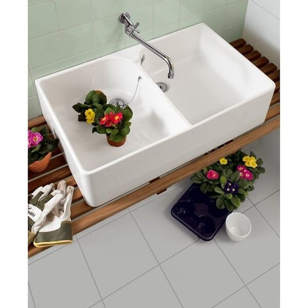 VILLEROY & BOCH - Bonde sans siphon - INDISPENSABLE- réf : 94290061 - VILLEROY ET BOCH - large