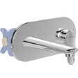 VILLEROY ET BOCH - Mitigeur lavabo mural  O.novo Start avec vidage Push Open chrome + corps encastré - vignette