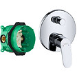 HANSGROHE - Façade Focus pour mitigeur bain douche encastré Chromé avec corps encastré - vignette