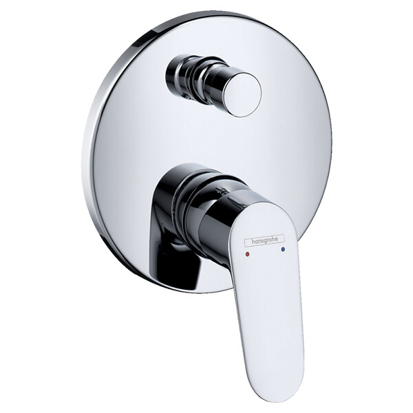 HANSGROHE - Façade Focus pour mitigeur bain douche encastré Chromé avec corps encastré - large