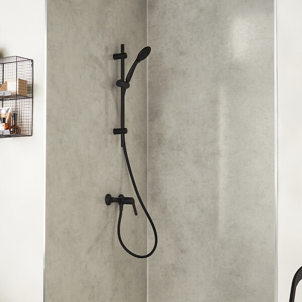 JACOB DELAFON - Mitigeur de douche Aimé noir mat - large
