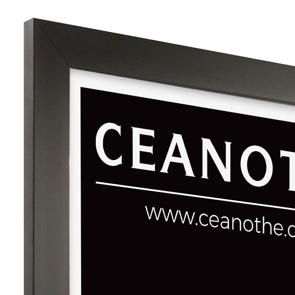 CEANOTHE - Cadre photo 50x70 Eternel - Noir mat - 54.2x74.2x1.6cm - large