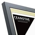 CEANOTHE - Cadre photo Actual noir doré 20x30/A4 cm - vignette