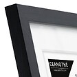 CEANOTHE - Cadre photo Wild noir 18x24 cm avec passe-partout 10x15 cm - vignette