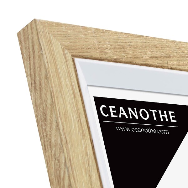 CEANOTHE - Cadre photo Actual bois blanc 13x18 cm - large
