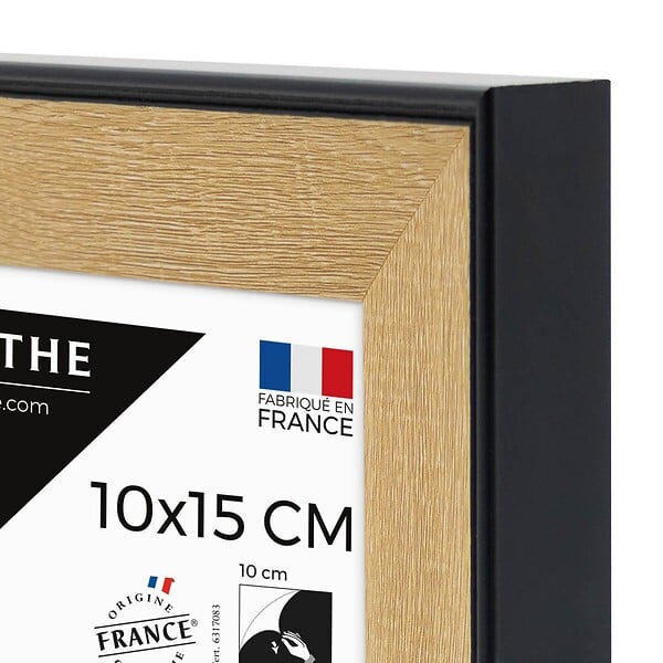 CEANOTHE - Cadre photo Loft noir 10x15 cm - large