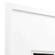CEANOTHE - Cadre photo Wild blanc 30x40 cm avec passe-partout 15x20 cm - vignette