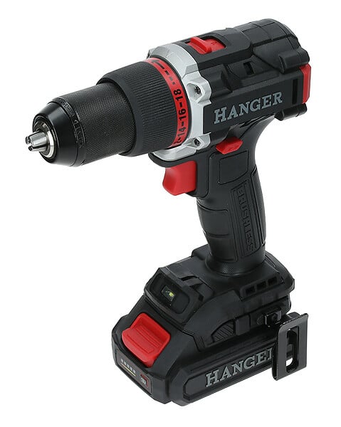 HANGER - Perceuse-visseuse 18V DD18-60Z2 60Nm + 2 batteries 2Ah + 1 chargeur rapide + coffret - HANGER - 400110 - large