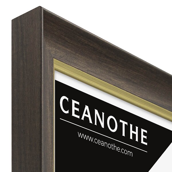 CEANOTHE - Cadre photo Luna ébène doré 20x30 cm/A4 - large