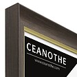 CEANOTHE - Cadre photo Luna ébène doré 20x30 cm/A4 - vignette