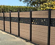 SYLWAY - Décor bulles horizontal Aluminium, H.32,5 x L.165 cm, noir, SYLWAY - vignette