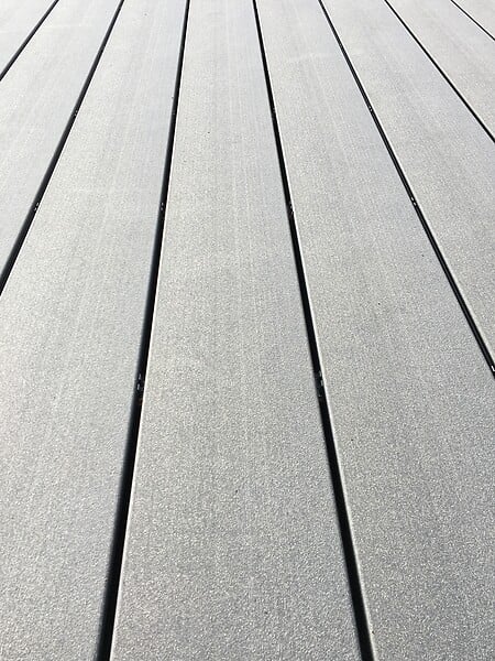 SYLWAY - Lame terrasse bois composite, H.16,5 x L.300 cm, noir, SYLWAY - large