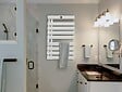 PURLINE - Sèche-serviettes mural aluminium display LED et WiFi 500W - vignette