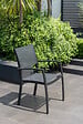 MODE DE VIE - Fauteuil alu asta anthracite empilable - vignette