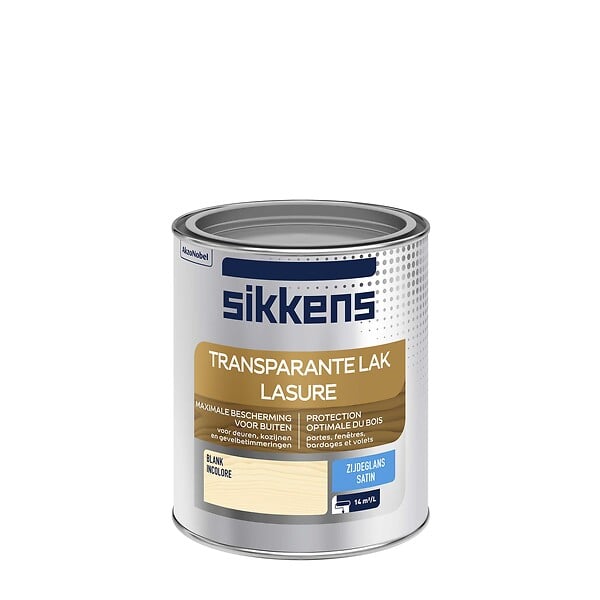 SIKKENS - Lasure glycéro Satin Incolore - 0,75L - large
