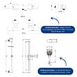 VILLEROY ET BOCH - Mitigeur douche thermostatique  Universal rond + Ensemble de douche Verve Showers 3 jets chromé - vignette