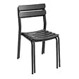 OVIALA - Ensemble table de jardin et 8 chaises noir - Almada - vignette