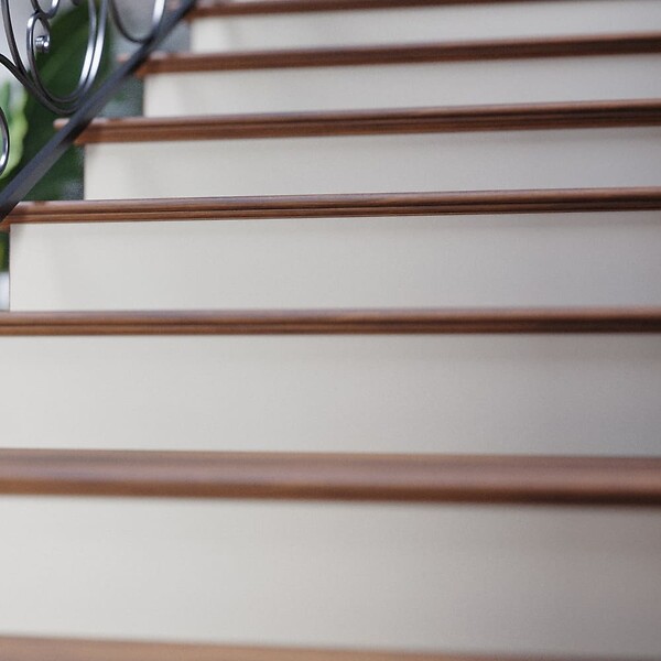 MON MARCHE DECO - Contremarche Escalier PVC - Moka H. 17 x L. 98 cm - Lot de 5 - large