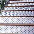 MON MARCHE DECO - Contremarche - Rétro Corail - Lot de 5 - vignette