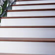 MON MARCHE DECO - Contremarche Escalier PVC - Blanc H. 17 x L. 98 cm - Lot de 5 - vignette