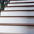 MON MARCHE DECO - Contremarche Escalier PVC - Hera Vert de Gris H. 17 x L. 98 cm - À l'unité - vignette