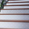 MON MARCHE DECO - Contremarche Escalier PVC - Yoshi Noir et Blanc H. 17 x L. 98 cm - À l'unité - vignette