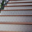 MON MARCHE DECO - Contremarche Escalier PVC - Kub Moka H. 17 x L. 98 cm - Lot de 10 - vignette