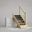 MON MARCHE DECO - Contremarche Escalier PVC - Graphite H. 17 x L. 98 cm - Lot de 10 - vignette
