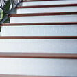 MON MARCHE DECO - Contremarche Escalier PVC - Kub Bleu Ciel H. 17 x L. 98 cm - Lot de 10 - vignette