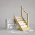 MON MARCHE DECO - Contremarche Escalier PVC - Tropical Nukak H. 17 x L. 98 cm - Lot de 5 - vignette