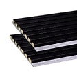 FORESTEA - lot de 2 panneaux tasseaux acoustic coul.noir sur feutrine grise 2600x300x17mm PEFC 70% - vignette