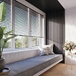 FORESTEA - lot de 2 panneaux tasseaux acoustic coul.noir sur feutrine grise 2600x300x17mm PEFC 70% - vignette