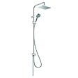 HANSGROHE - Colonne de douche ou bain douche sans mitigeur Vernis Shape 230 EcoSmart chromé + tablette AddStoris - vignette