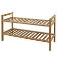 DEBLANCH - Etagère de salle de bain empilable 70x27cm, bois - vignette