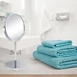 DEBLANCH - Miroir grossissant 5x a poser, chrome - vignette