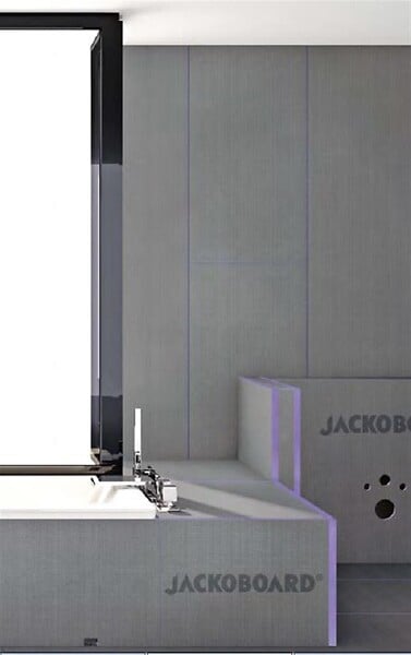 JACKON - Panneau de construction à carreler PLANO - Longueur : 260 cm - Largeur : 60 cm - Epaisseur: 80 mm- réf : 4502265 - JACKON - large