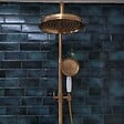 ESSEBAGNO - Indus colonne de douche thermostatique cuivre brossé - vignette