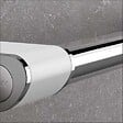 AKW - Barre d'appui ONYX 2 en aluminium - Longueur : 450 mm - chromé brillant et blanc mat- réf : 12802-LS - AKW - vignette