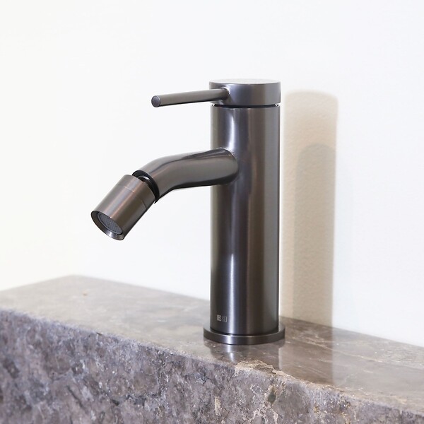 ESSEBAGNO - Lollipop mitigeur bidet gris gun métal - large