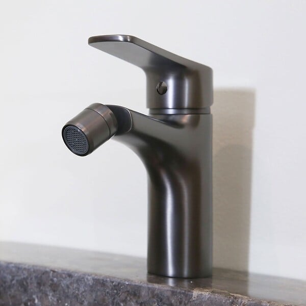 ESSEBAGNO - Full mitigeur bidet gris gun métal - large