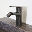 ESSEBAGNO - Full mitigeur bidet gris gun métal - vignette